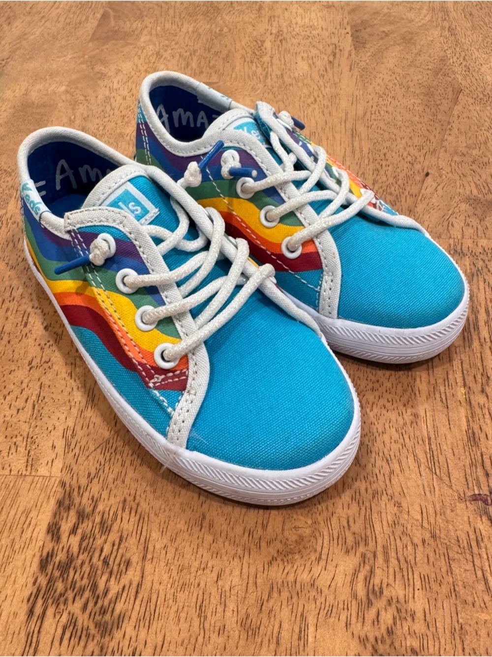 Keds Kickstart Be The Change Rainbow Pride Sneakers Baby Kid 7M